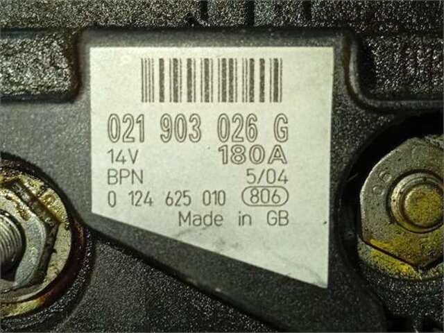 Alternador Volkswagen Touareg 2.5 TDI R5 [2.5 LTR. - 128 KW TDI]