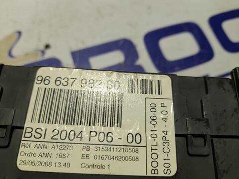 Foto 3ª: Caja Reles Fusibles Peugeot 207 1.4 16V VTI CAT 8FS - EP3) 95CV [KFVTU3A] (2007)