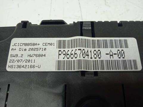 Foto 2ª: Cuadro de Instrumentos Citroen C4 1.6 E-HDI FAP PICASSO 112CV 82KW [9HR] (2011)
