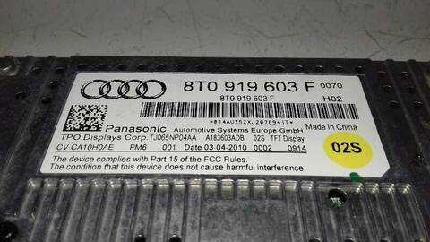Foto 3ª: Pantalla Multifuncion Audi A4 BASICO AVANT 160CV 118KW [CDHB] (2010)