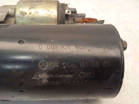 Foto 2ª: Motor de Arranque Mercedes Clase E 180 3.2 V6 18V CAT BERLINA 224CV 165KW [M112949] (2004)