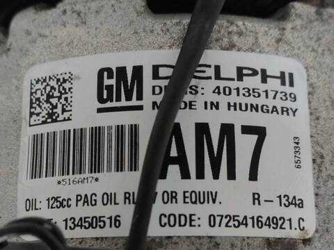 Foto 3ª: Compresor Aire Acondicionado Opel Astra 1.6 CDTI 35) 110CV (2010)