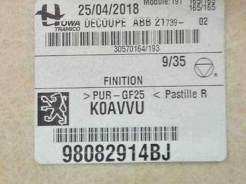 Foto 2ª: Techo Interior Peugeot Expert 1.6 BLUE-HDI FAP 116CV [D/ BH01] (2016)