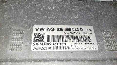 Foto 3ª: Centralita Motor ECU Skoda Fabia YOUNG LINE 64CV 47KW [BME] (2006)