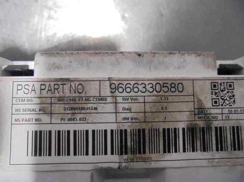 Foto 3ª: Cuadro de Instrumentos Citroen C5 2.0 HDI FAP BERLINA 163CV 120KW [RHH] (2011)