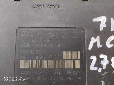 Foto 2ª: Abs Mercedes Clase C 160 270 CDI 209.316) COUPE 170CV 125KW [612967] (2003)