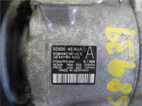 Foto 3ª: Compresor Aire Acondicionado Renault Kadjar 1.5 XMOD 110CV 81KW [K9K 646] (2016)