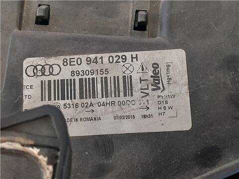 Foto 3ª: Faro Izquierdo Audi A4 2.5 TDI QUATTRO 132KW) AVANT 180CV [BAU] (2003)