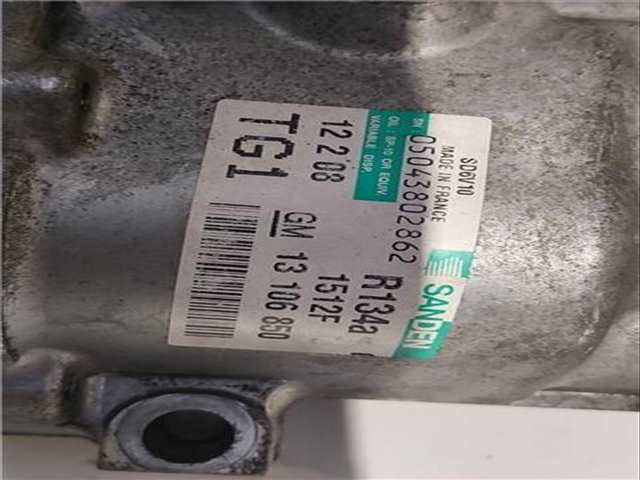 Foto 3ª: Compresor Aire Acondicionado Suzuki Splash 1.3 GL 75CV 55KW [D/Z13DTJ] (2008)