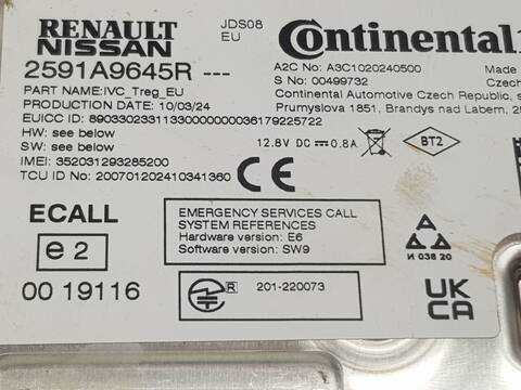Foto 3ª: Centralita Motor ECU Renault Arkana TECHNO