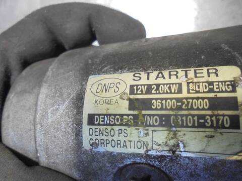Foto 2ª: Motor de Arranque Kia Carens 2.0 CRDI EX MONOVOLUMEN 140CV 103KW [D4EA] (2006)
