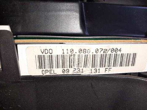 Foto 3ª: Cuadro de Instrumentos Opel Astra 2.2 16V EDITION COUPE 147CV 108KW [Z22SE] (2000)