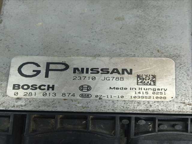 Foto 2ª: Centralita Motor ECU Nissan X-Trail 2.0 DCI TD CAT 150CV 110KW T31) [M9R832] (2008)