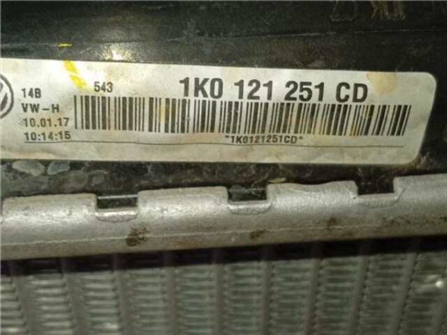 Foto 2ª: Radiador Motor Seat Altea 1.6 FAMILY [1.6 LTR. - 75 KW] [CHGA]
