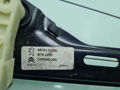 Foto 3ª: Elevalunas Manual Trasero Derecho Citroen C4 EXCLUSIVE PICASSO 116CV 85KW [9H05] (2015)