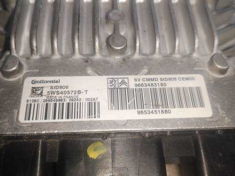 Foto 2ª: Centralita Motor ECU Citroen C3 8HZ (2009)