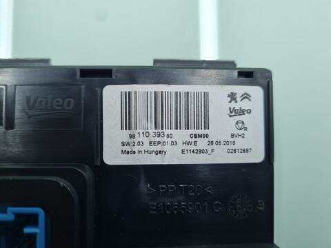 Foto 2ª: Centralita Motor ECU Citroen Berlingo SHINE M 102CV 75KW [YH01] (2018)