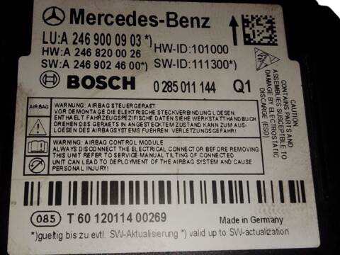 Centralita Airbag Mercedes Clase B 150 B 180 CDI 246.200)