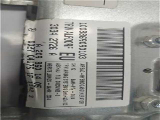 Foto 2ª: Airbag Lateral Delantero Derecho Mercedes Clase CLK 220 2.2 TD 150CV 110KW COUPE C209 OM646.963 COUPE