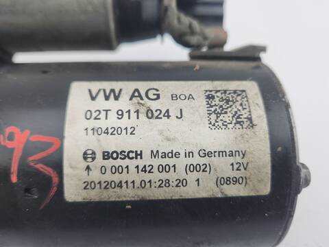 Foto 4ª: Motor de Arranque Audi A1 ATTRACTION 86CV 63KW [CBZA] (2012)