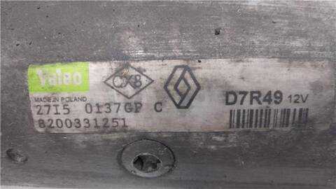 Foto 2ª: Motor de Arranque Renault Megane 1.9 CONFORT AUTHENTIQUE [1 9 LTR. - 88 KW DCI DIESEL] BERLINA 120CV II BERLINA 5P 10.2002 )