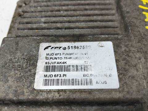 Foto 2ª: Centralita Motor ECU Fiat Punto DYNAMIC 1 16V JTD CAT 75CV (2009)
