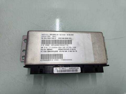 Centralita Motor ECU Iveco Eurocargo CHASIS MODELO 80 EL 15) TRAFICO URBANO 150CV 110KW