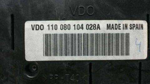 Foto 3ª: Cuadro de Instrumentos Seat Ibiza 1.4 16V 100CV 74KW (2002)