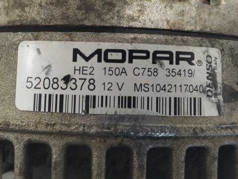 Foto 3ª: Alternador Fiat Doblo SX FURGON 95CV [330A1000] (2014)