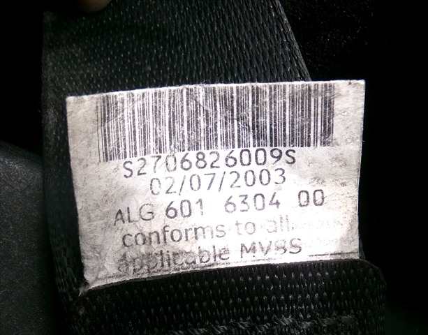 Foto 2ª: Cinturón Delantero Derecho Bmw Serie 5 530 3.0 D E60,2004-2010 [306D2] (2004)