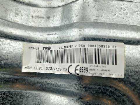 Foto 3ª: Kit Airbag Citroen C4 1.2 THP 110 110CV 81KW [HNV (EB2DTM),HNZ (EB2DT),HNP (EB2ADT)] (2018)