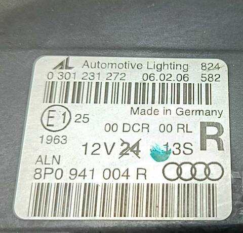 Foto 3ª: Faro Derecho Audi A3 2.0 TDI 140CV (2006)