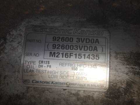 Compresor Aire Acondicionado Nissan NV200 K9K628