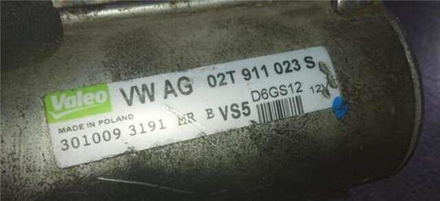 Motor de Arranque Seat Ibiza 1.4 25 ANIVERSARIO [1.4 LTR. - 63 KW 16V]