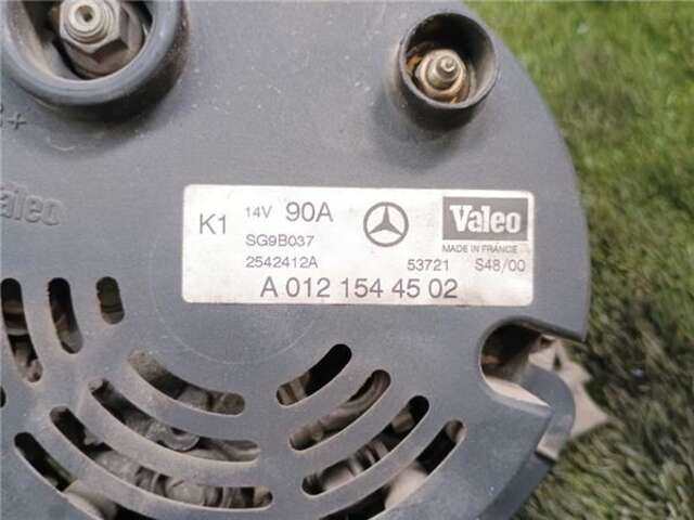Foto 2ª: Alternador Mercedes Clase A 140 1.6 160 (168.033) [1.6 LTR. - 75 KW CAT] [166960]