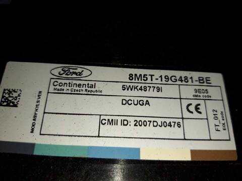 Foto 3ª: Centralita Motor ECU Ford Kuga TITANIUM 136CV 100KW [G6DG] (2009)
