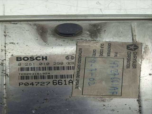 Foto 2ª: Centralita Motor ECU Chrysler Voyager 2.5 CRD CAT 141CV 104KW (2001)