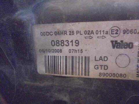 Foto 2ª: Faro Izquierdo Renault Laguna 1.9 DCI DIESEL GRANDTOUR 120CV 88KW [F9Q C7] (2003)