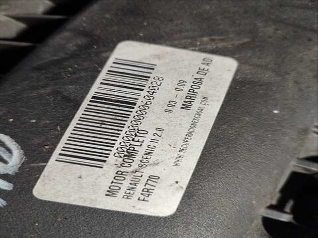 Foto 2ª: Motor Completo Renault Scenic VERSION INDEFINIDA JM) (2007)