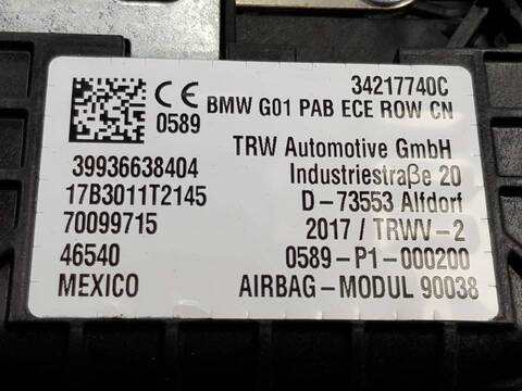 Foto 3ª: Kit Airbag Bmw X3 XDRIVE20D (2020)