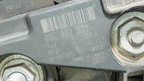 Foto 3ª: Alternador Seat Altea STYLANCE - STYLE 105CV 77KW [CAYC] (2011)