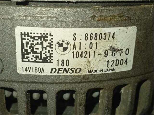 Foto 2ª: Alternador Mini Countryman 1.5 COOPER [1.5 LTR. - 100 KW 12V]