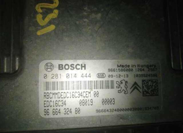 Centralita Motor ECU Citroen Nemo 1.4HDI