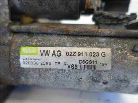 Foto 3ª: Motor de Arranque Volkswagen Golf 1.4 TSI 170CV 125KW [BLG] (2006)