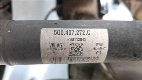 Foto 2ª: Transmision Delantera Derecha Audi A3 1.4 TFSI 125CV 92KW [CXSB,CZCA] (2014)