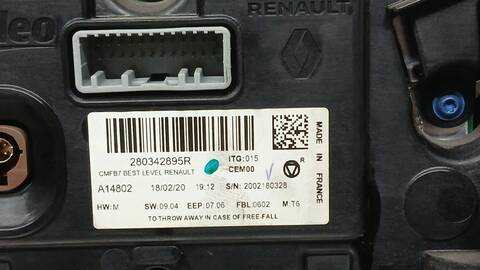 Foto 3ª: Sistema GPS Renault Captur BLUE DCI 115 HFAD) 116CV 85KW [K9K872] (2020)