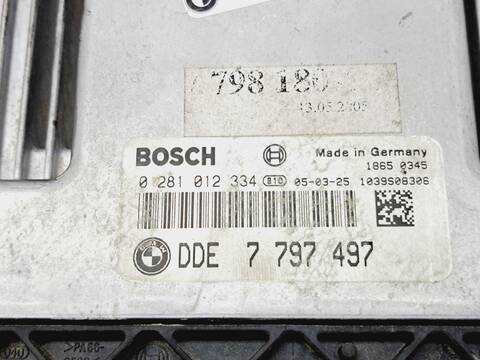 Foto 2ª: Centralita Motor ECU Bmw Serie 1 114 120D BERLINA 163CV 120KW [204D4] (2005)