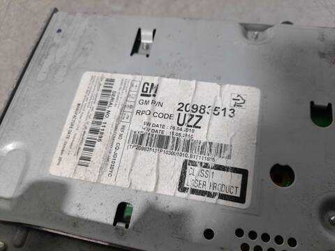 Foto 4ª: Sistema Audio Radio CD Chevrolet Cruze 2.0 DIESEL CAT 163CV 120KW [Z20D1] (2011)