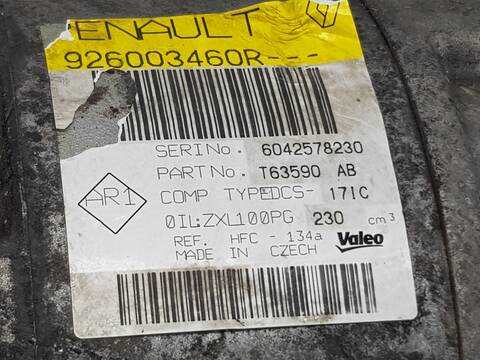 Foto 3ª: Compresor Aire Acondicionado Opel Viva COMBI L2 2.9T (2015)