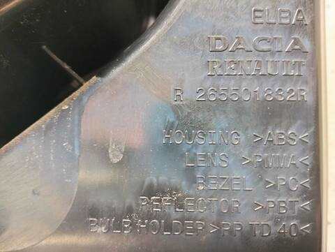 Foto 3ª: Piloto Trasero Derecho Dacia Sandero ESSENTIAL 1 TCE CAT 91CV [H4D470] (2020)
